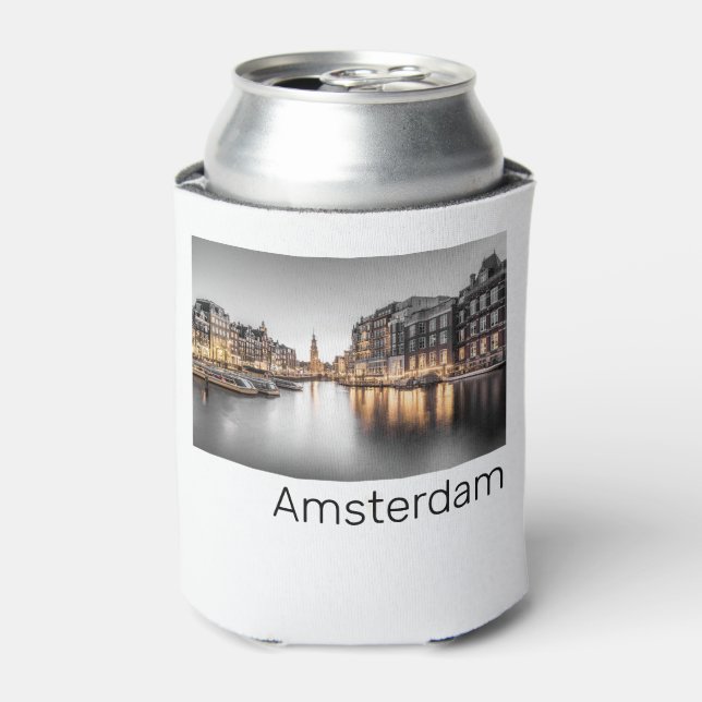Enfriador De Latas Ámsterdam Holanda Holanda Souvenir (Lata Anverso)