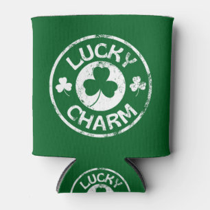 Enfriador De Latas Amuleto Afortunado Vintage Día de San Patricio