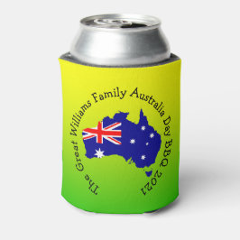 Enfriador De Latas Añadir nombre año Australia Día BBQ Stubby Holder