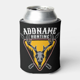 Enfriador De Latas AÑADIR NOMBRE Hunter Elk Skull Big Antlers Caza de