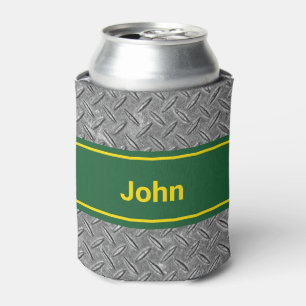 Enfriador De Latas Añadir nombre verde e imagen Metalizado