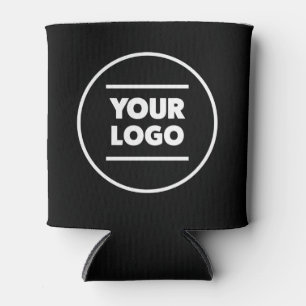 Enfriador De Latas Añadir su logotipo (blanco y negro)