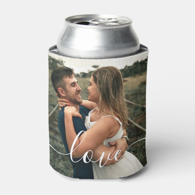 Enfriador De Latas Añadir su propio Personalizado de fotos guión Refr (Lata Anverso)
