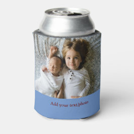 ENFRIADOR DE LATAS AÑADIR SUS NAVIDADES DE TEXTO DE FOTO