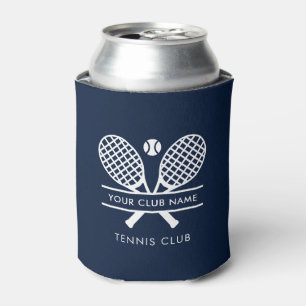 Enfriador De Latas Añadir tu nombre de club de tenis equipo de la mar