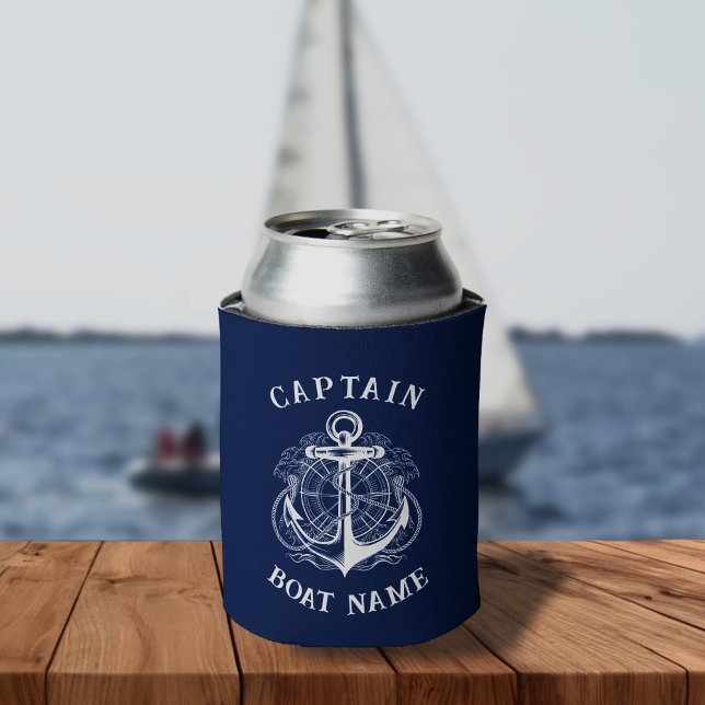 Enfriador De Latas Anclaje de nombre de barco del capitán náutico per (Subido por el creador)