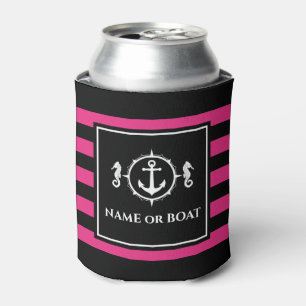 Enfriador De Latas Anclaje náutico caballito de mar tu nombre o barc