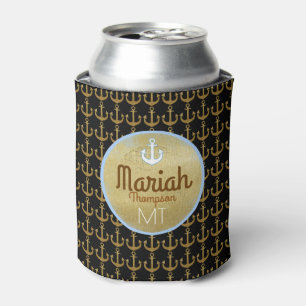 Enfriador De Latas anclajes dorados en embarcaciones náuticas con mon