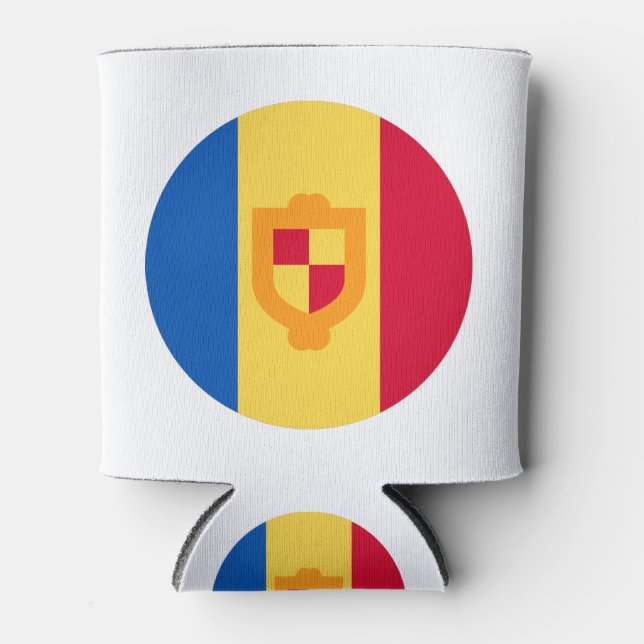 Enfriador De Latas Andorra Flag (Anverso)