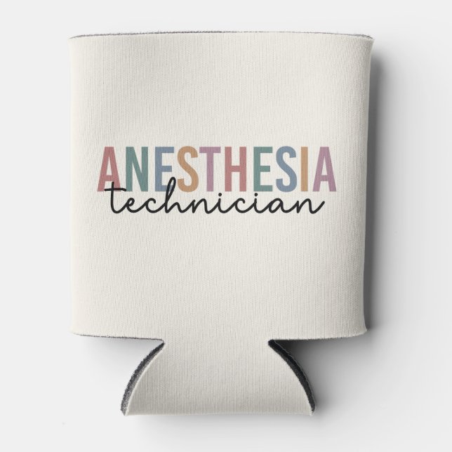 Enfriador De Latas Anestesia Técnica Retro Anestesia Tech (Anverso)