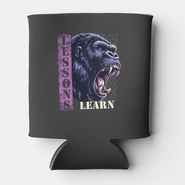 Enfriador De Latas Angry Gorilla Lessons Learn Foam Cup Holder  (Anverso)