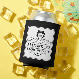 Enfriador De Latas Anillo negro del partido del soltero - Elegir colo