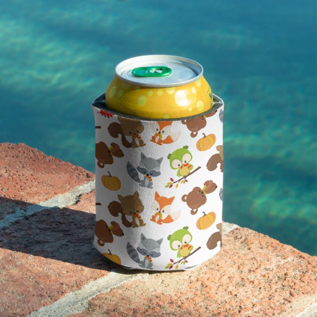 Enfriador De Latas Animales de bosque, animales de bosque, animales d (Piscina in situ)