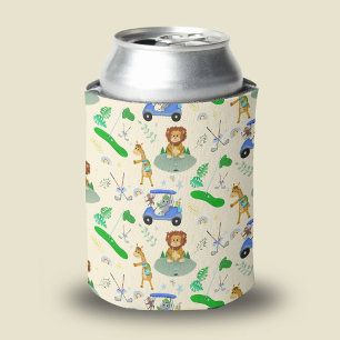 Enfriador De Latas Animales de la Jungla de Golf Bebé Personalizar 