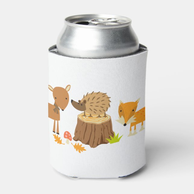 Enfriador De Latas Animales de Woodland (Lata Anverso)