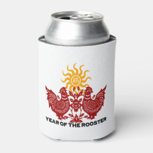 Enfriador De Latas Año del gallo Papercut