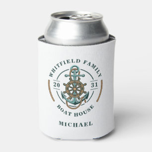 Enfriador De Latas Año Est. de la rueda de barco de Anchor de la Casa
