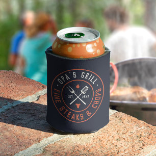 Enfriador De Latas Año personalizado de asador de Opa