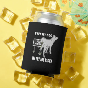 Enfriador De Latas Anti Joe Biden My Dog odia el humor político de B
