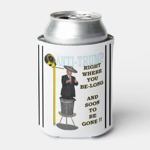 Enfriador De Latas Anti Trump/Justo donde sea largo,