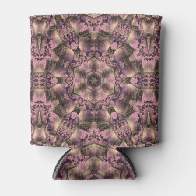 Enfriador De Latas Antigüedad rosada victoriana (Anverso)