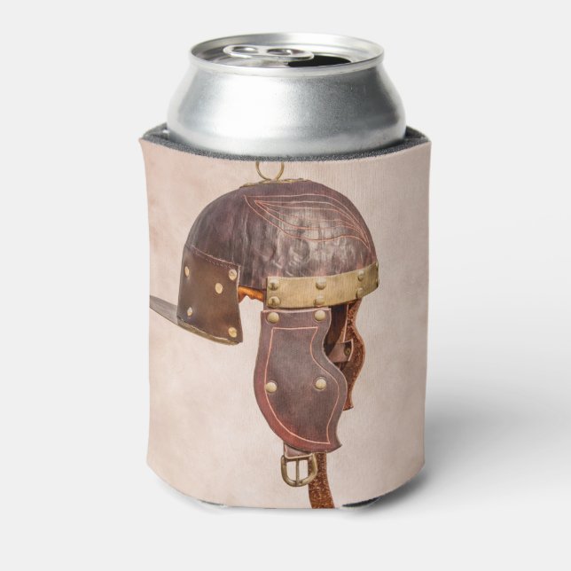 Enfriador De Latas Antiguo casco militar romano (Reverso de la lata)