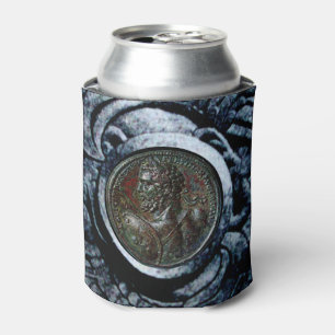 Enfriador De Latas ANTIQUE ROMAN BRONZE MEDALLION ,Silver Griffins