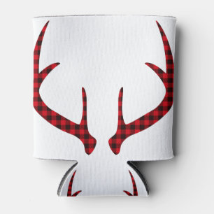 Enfriador De Latas Antlers Red Deer Silhouette Deer Stag Animal.