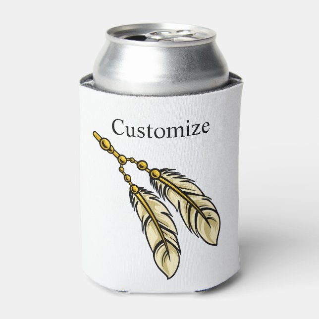 Enfriador De Latas Apache Feathers Thunder_Cove (Lata Anverso)