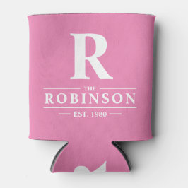Enfriador De Latas Apellido y Inicial Rosa