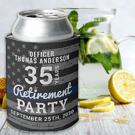 Enfriador De Latas Aplicación de la ley de jubilación de la policía L