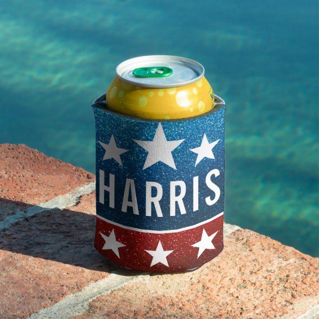 Enfriador De Latas Apoyo a Kamala Harris 2024 Progreso y unidad (Piscina in situ)