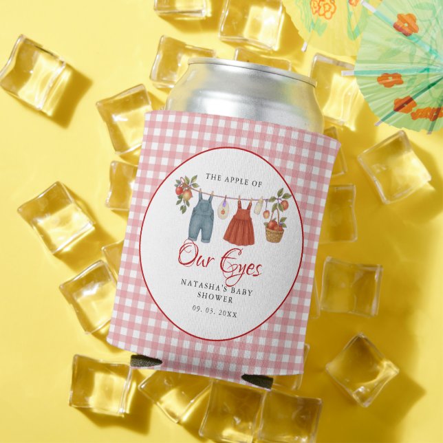 Enfriador De Latas Apple de nuestros ojos Fruit Fall baby ducha graci (Verano in situ)