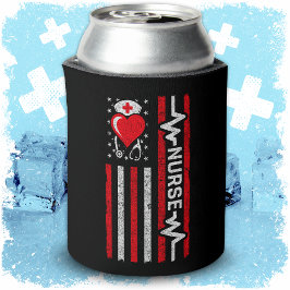 Enfriador De Latas Apreciación de enfermera por la vida de héroe de l