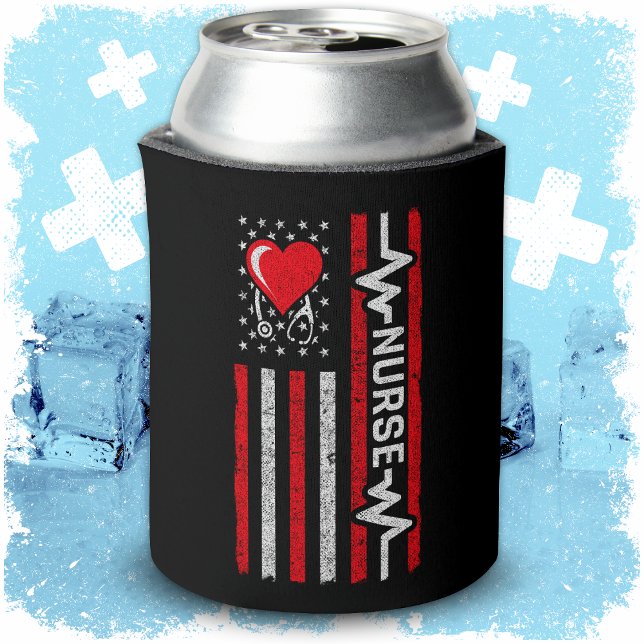 Enfriador De Latas Apreciación de enfermera por vida de héroe estadou (Subido por el creador)