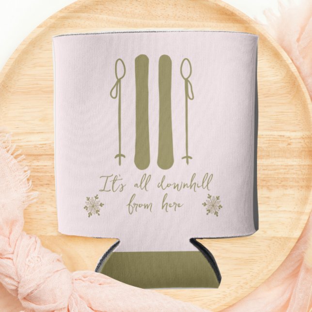 Enfriador De Latas Apres Ski Funny Winter Bachelorette (Subido por el creador)