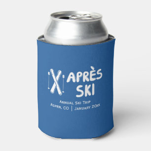 Enfriador De Latas Apres Ski - Viaje anual familiar de un amigo