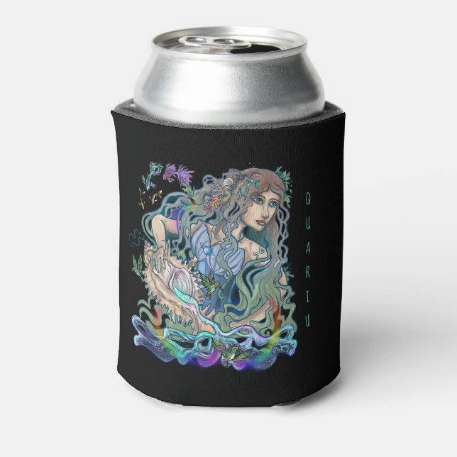 Enfriador De Latas Aquarius Zodiac (Reverso de la lata)
