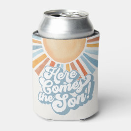 Enfriador De Latas Aquí viene el Fiesta de Baby Shower Son Sunshine B