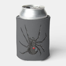Enfriador De Latas Araña de viuda negra arte original de dibujo