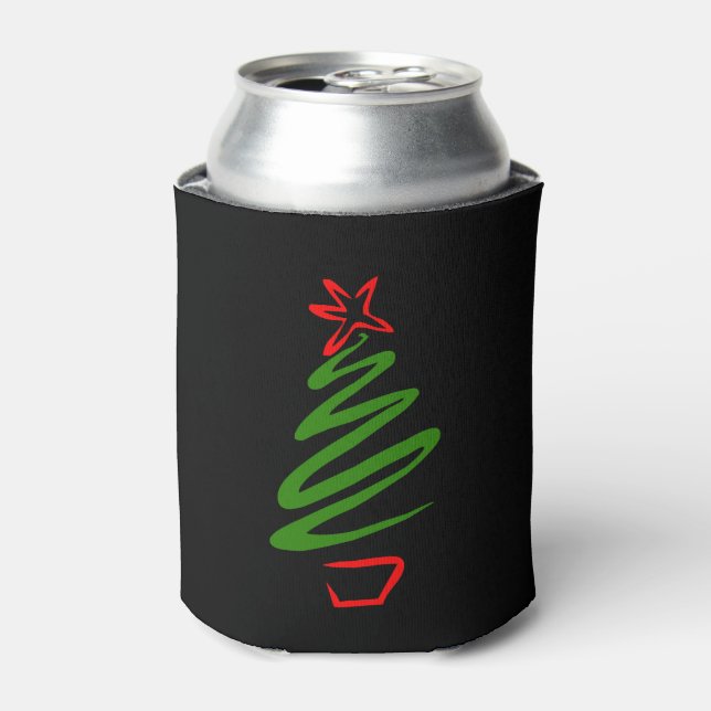 Enfriador De Latas árbol de Navidad (Lata Anverso)