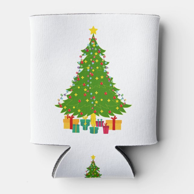 Enfriador De Latas Árbol de Navidad (Anverso)
