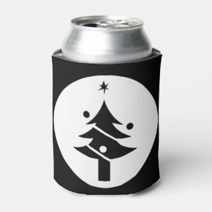 Enfriador De Latas Árbol de Navidad en círculo