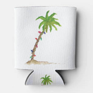 Enfriador De Latas Árbol de palma tropical acuático de vacaciones