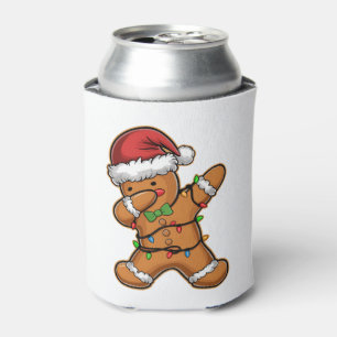 Enfriador De Latas Árbol de pan de jengibre haciendo dabbing Luz Navi