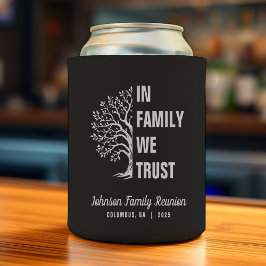 Enfriador De Latas Árbol familiar en familia confiamos en la unión ne