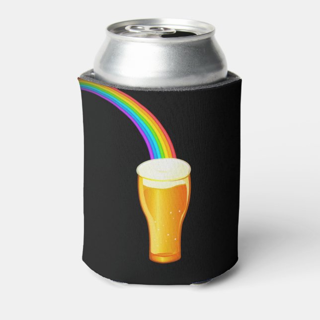 Enfriador De Latas Arcoiris de cerveza (Reverso de la lata)