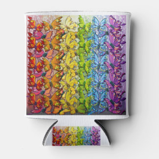 Enfriador De Latas Arcoiris de mariposas