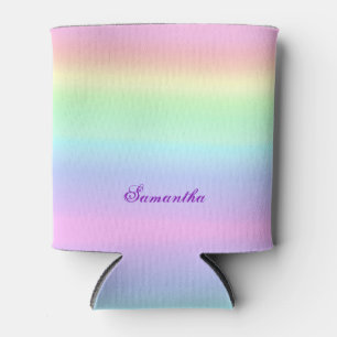 Enfriador De Latas Arcoiris de Pastel Ombre