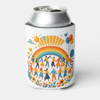 Enfriador de latas arcoíris de unidad y diversidad